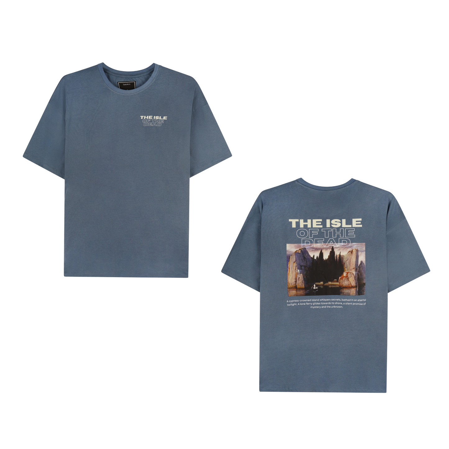 OVERSIZED TEES BY LUSSOTICA - The Isle Of The Dead LU1020 - Short Sleeve/Unisex