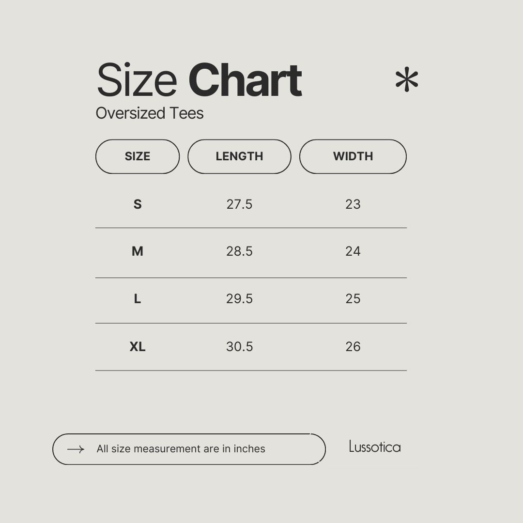 OVERSIZED TEES BY LUSSOTICA - Find The Good LU1023 - Short Sleeve/Unisex