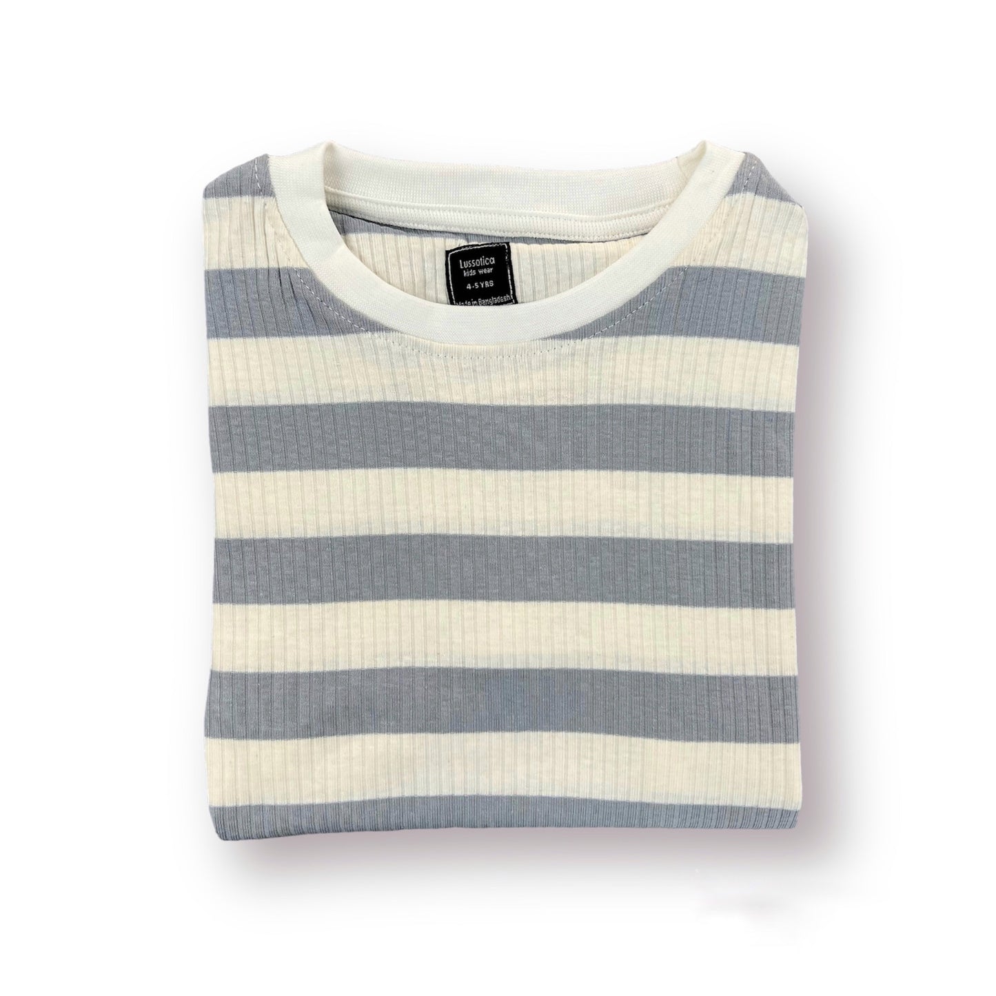 Ribbed Tees by Lussotica | Kids - LU994 - Short Sleeve