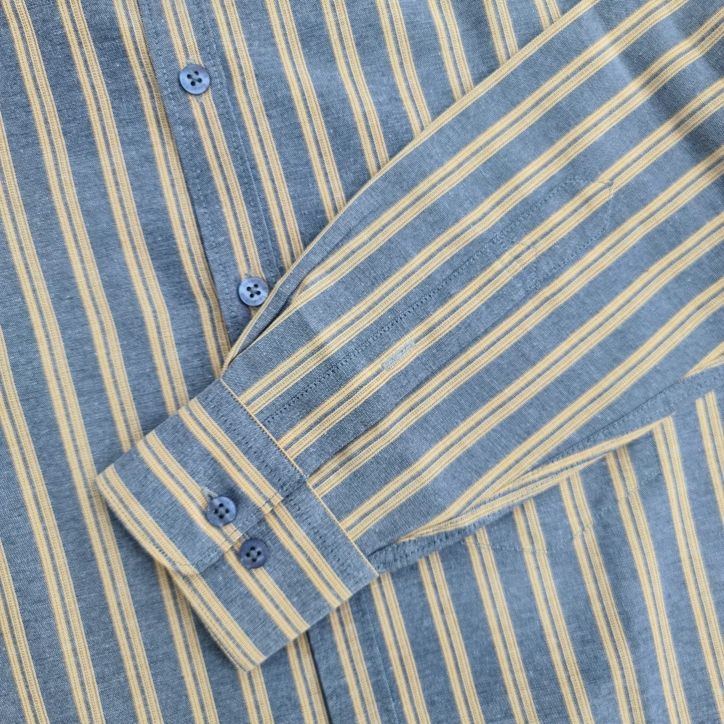 Shirts by Lussotica - Stone Ivory Stripe - Full Sleeve - Cotton