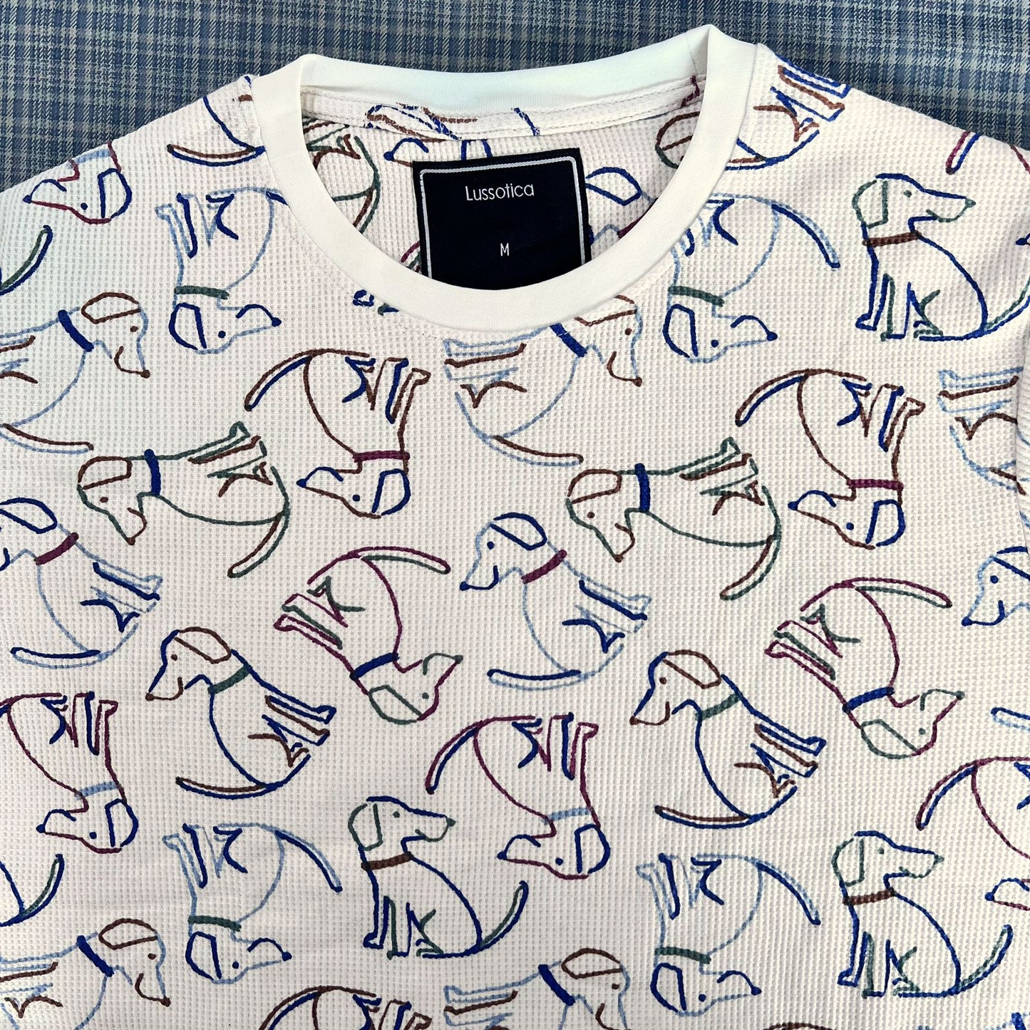 Waffled Tees by Lussotica - Printed LU648 - Short Sleeve