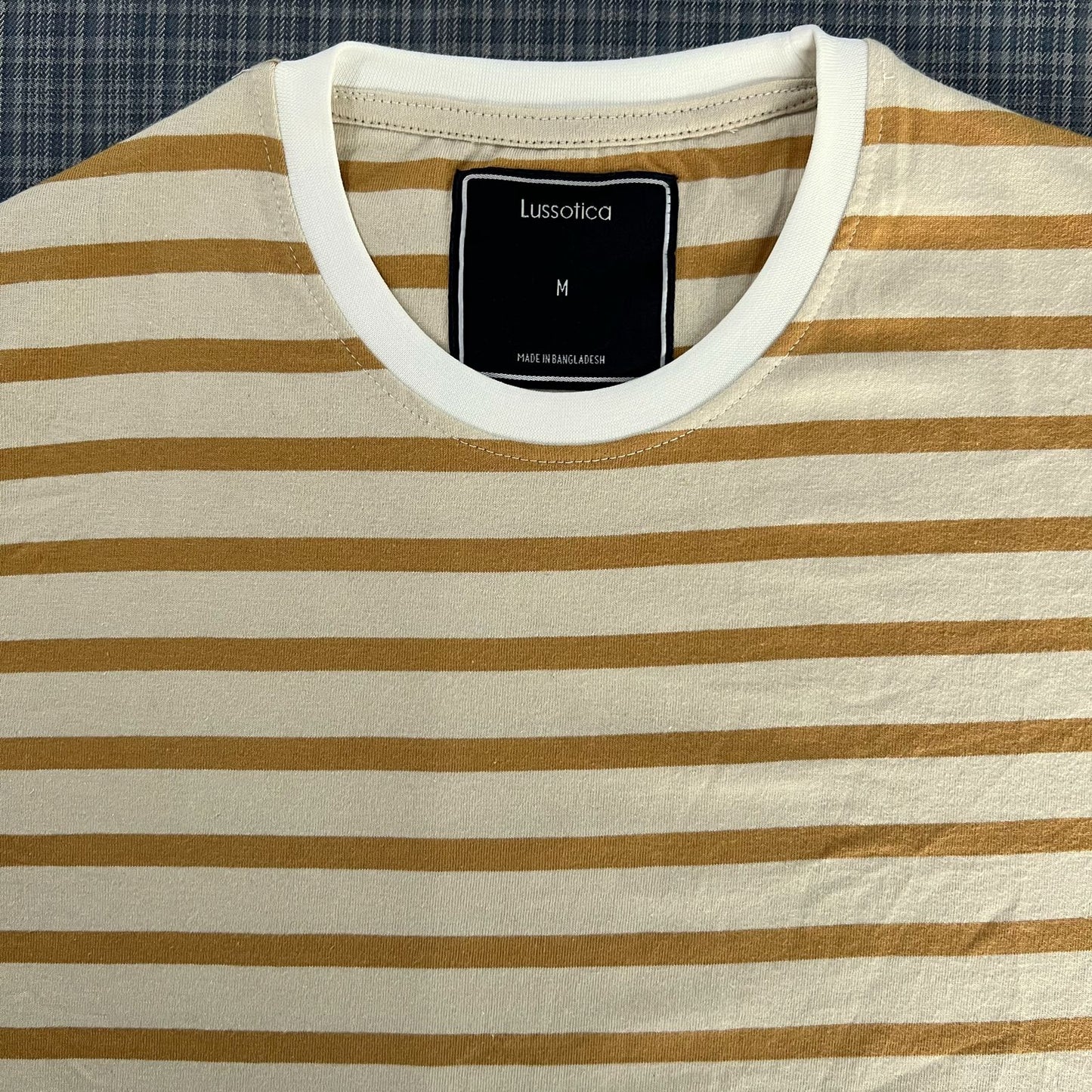 Stripes by Lussotica - BRWN LU632 - Short Sleeve