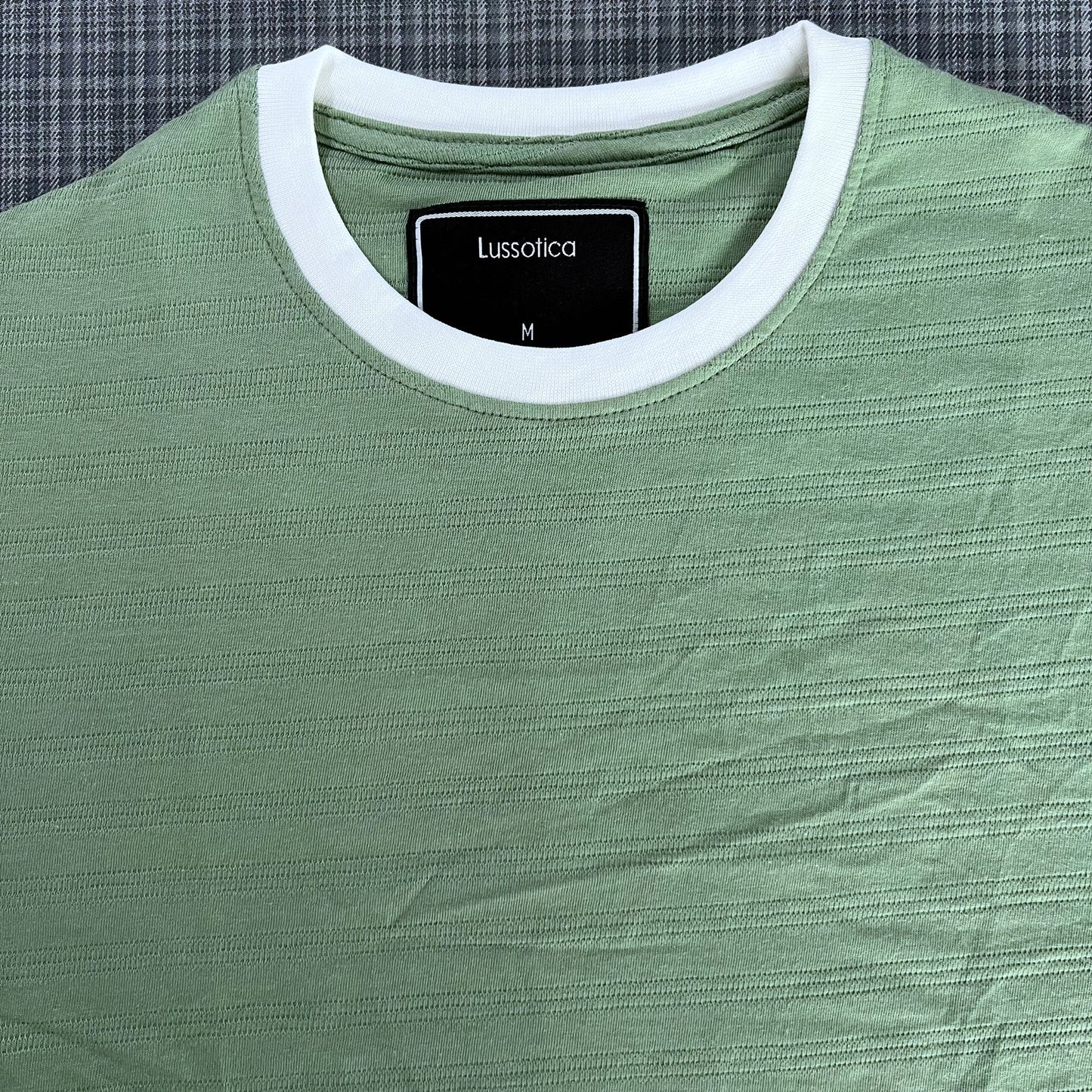 Stripes by Lussotica - Forest LU631 - Short Sleeve