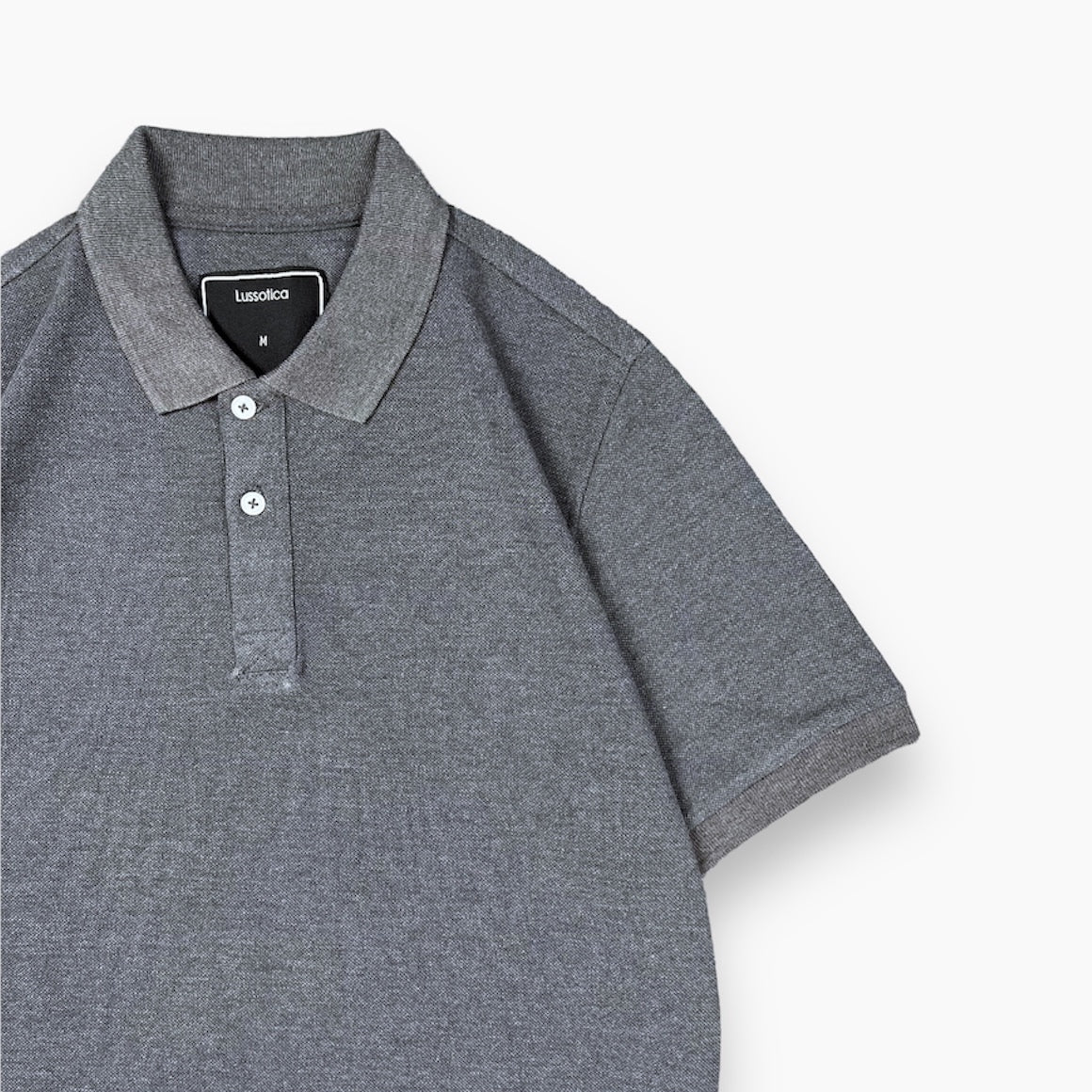 Polo Shirt by Lussotica - Storm Sky LU751 - Short Sleeve