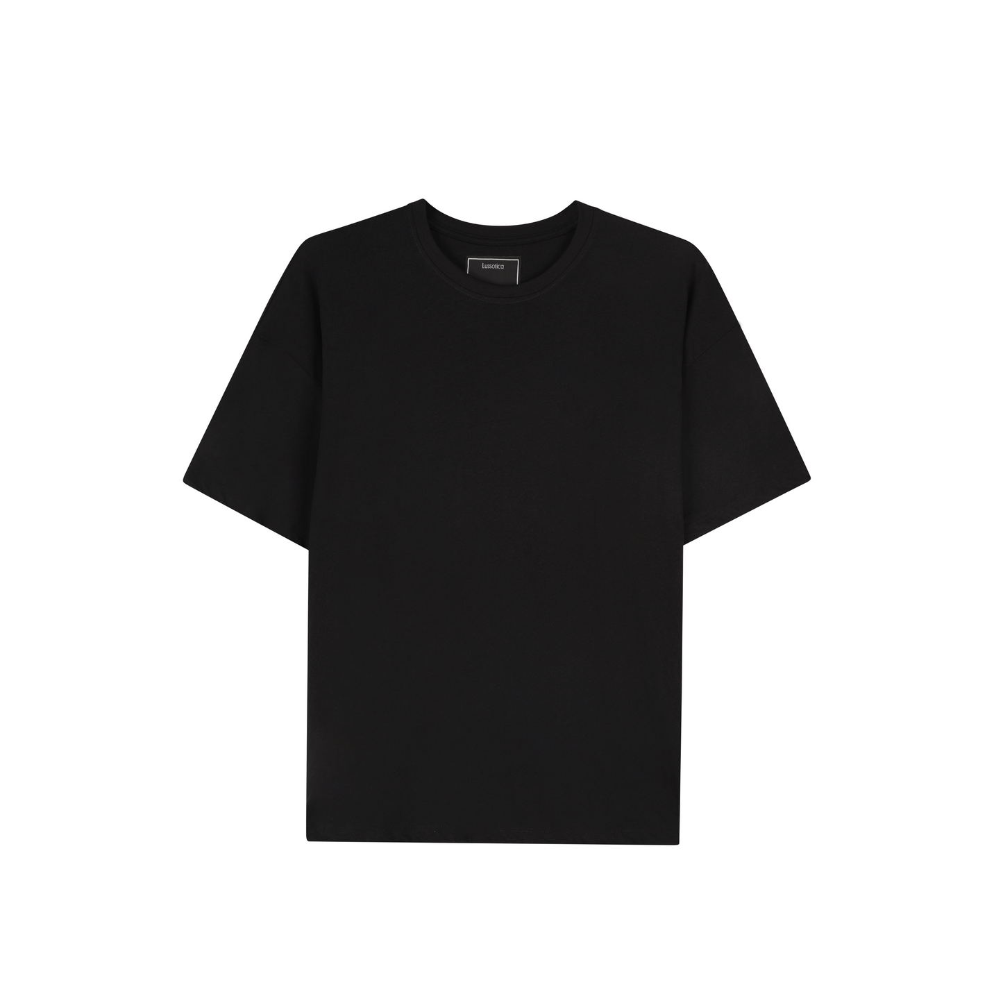 OVERSIZED TEES BY LUSSOTICA - Black - LU1011 - Short Sleeve/Unisex