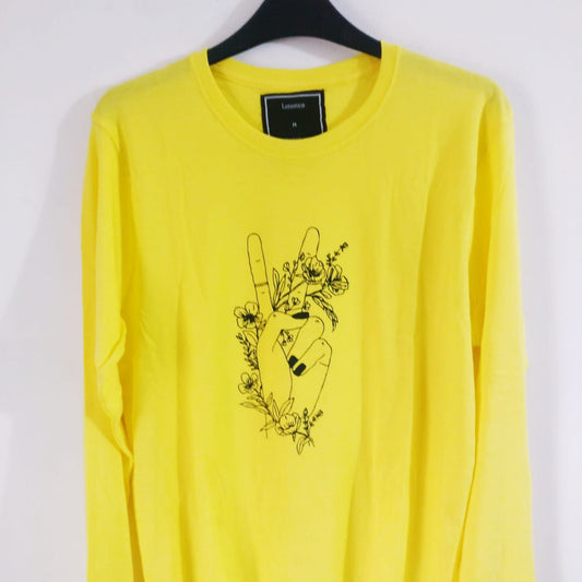 Graphic Tees by Lussotica - Full Yellow Sleeve- LUSSOTICA