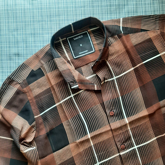 Shirts by Lussotica - Caramel Walnut - Full Sleeve