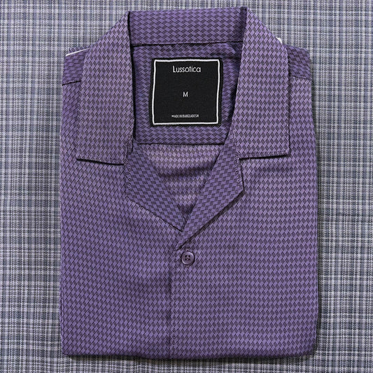 Cubans by Lussotica – PURP LU652 – Short Sleeve