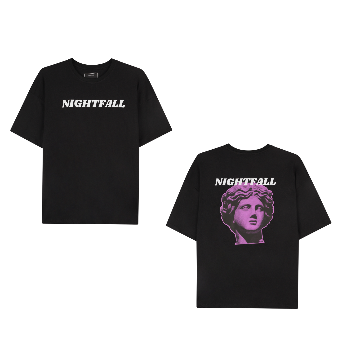 OVERSIZED TEES BY LUSSOTICA - Nightfall LU1017 - Short Sleeve/Unisex