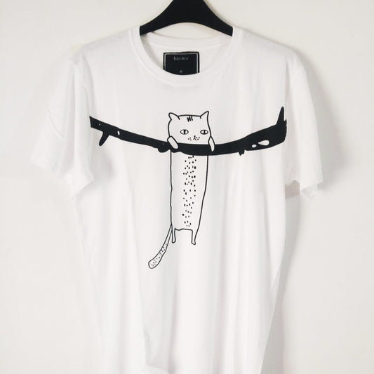 Graphic Tees by Lussotica - Hanging Cat