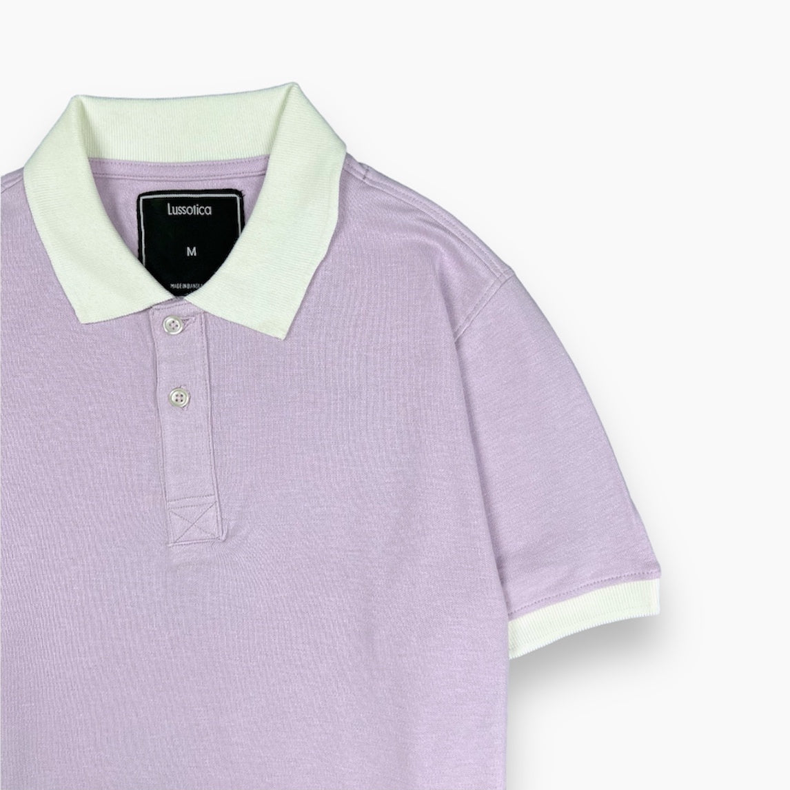 Polo Shirt by Lussotica - Periwinkle LU749 - Short Sleeve