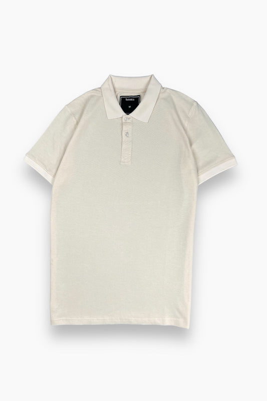 Polo Shirt by Lussotica - Alabaster LU750 - Short Sleeve
