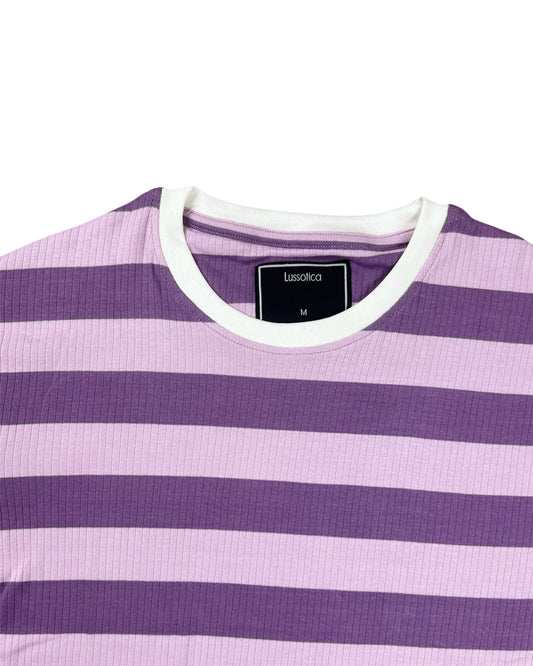 Ribbed Tees by Lussotica - LU1059 - Short Sleeve